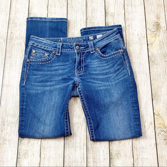 Miss Me | Mid Rise Straight | {724} - Picture 2 of 5